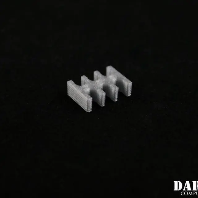Alt view image 5 of 5 - Darkside 6-Pin Cable Management Holder- Metallic Silver (3DS-0055)