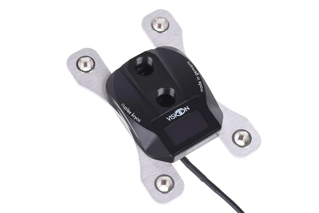 Alt view image 2 of 2 - Aquacomputer Cuplex Kryos NEXT With VISION AM4, Acetal/Nickel (21714)