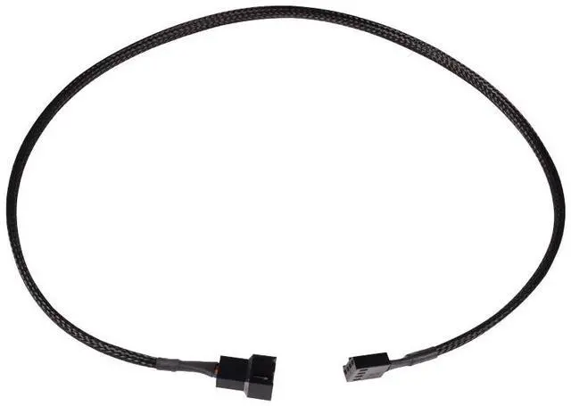 Alt view image 2 of 4 - Alphacool Fan Cable 4-Pin to 4-Pin Extension - 60cm - Black (18675)