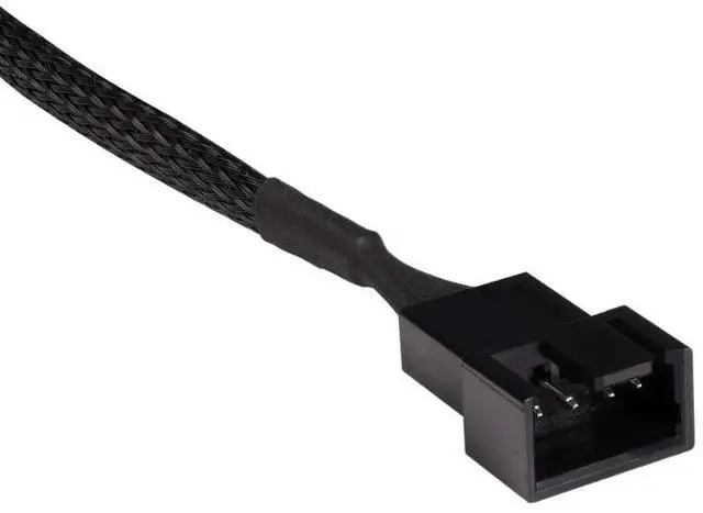 Alt view image 3 of 4 - Alphacool Fan Cable 4-Pin to 4-Pin Extension - 60cm - Black (18675)