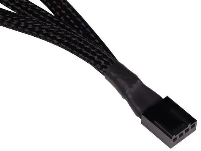 Alt view image 5 of 6 - Alphacool Y-Splitter 4-Pin to 3x 4-Pin PWM Cable - 15cm - Black (18679)