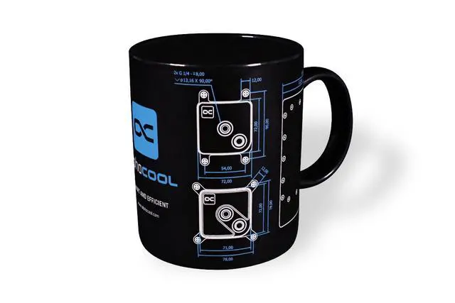 Alt view image 5 of 6 - Alphacool Mug Black V2 (13731)