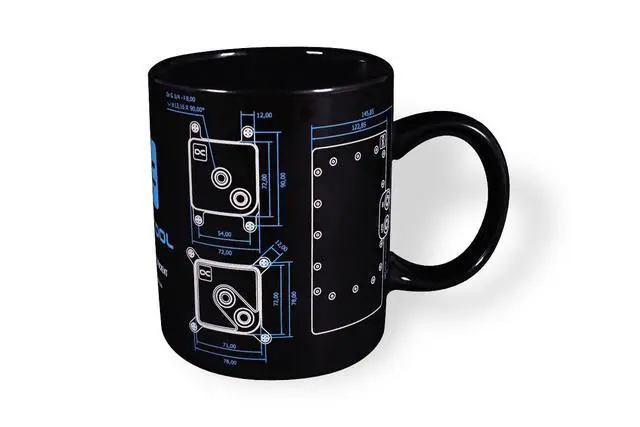 Alt view image 4 of 6 - Alphacool Mug Black V2 (13731)