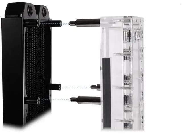 Alt view image 7 of 7 - Alphacool Core Push Mounting 50mm M3/M4/UNC 6-32 Set 4x (15726)