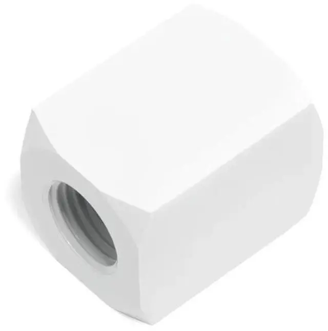 Alt view image 7 of 7 - Alphacool HF Connection Terminal TEE T-piece Round G1/4 - White (17629)