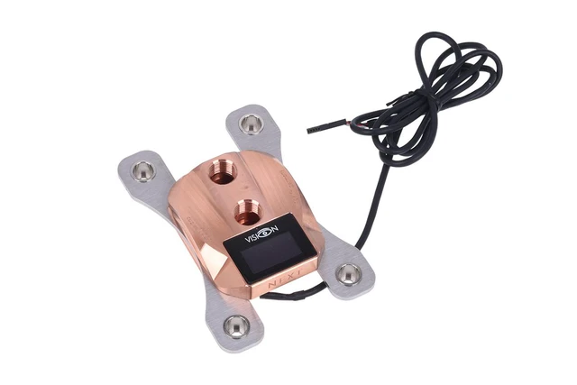 Alt view image 2 of 2 - Aquacomputer Cuplex Kryos NEXT With VISION AM4, Copper/Copper (21712)