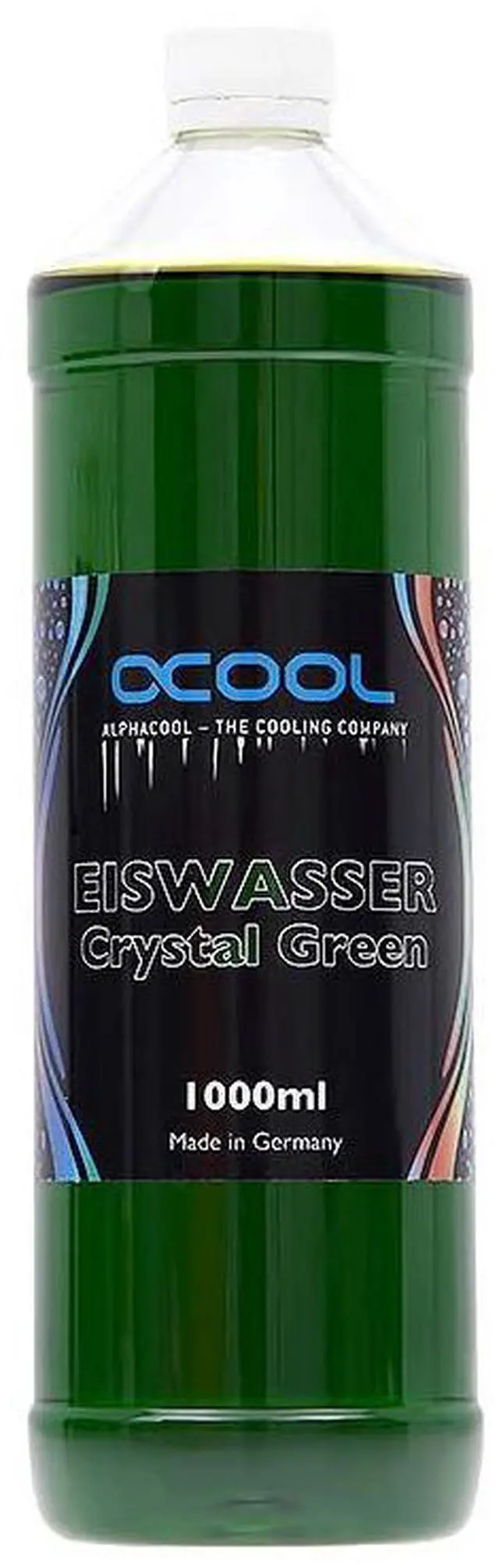 Alt view image 17 of 17 - Alphacool Eiswasser Crystal Premixed PC Coolant (for Long-term Use), 1000ml, Green