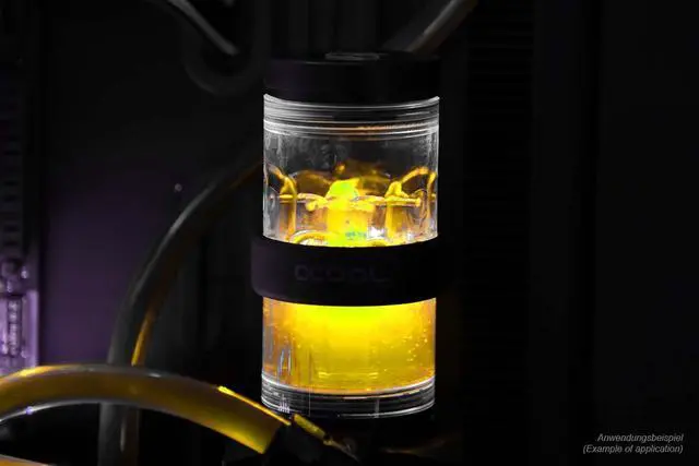 Alt view image 11 of 14 - Alphacool Eiswasser Crystal Premixed PC Coolant (for Long-term Use), 1000ml, Yellow