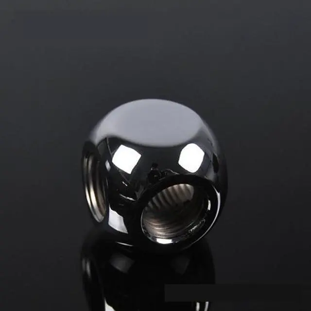 Alt view image 2 of 2 - Barrow G1/4" Thread 5-Way Block Splitter Fitting - Silver - BULK (TLFT5T-A01-Silver-BULK)