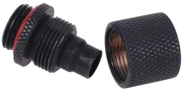 Alt view image 4 of 4 - ModMyMods 11/8mm G1/4" Compression Fitting - Black (17267)
