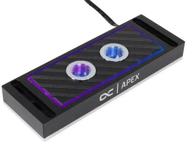 Alt view image 7 of 13 - Alphacool Apex RAM X4 Water Cooler - Black (14000)