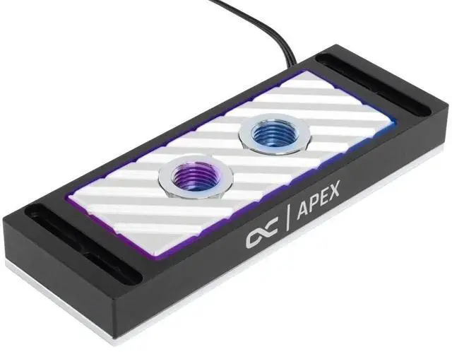 Alt view image 7 of 7 - Alphacool Apex RAM X4 Water Cooler - Silver (13781)