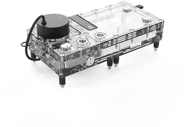 Alt view image 6 of 7 - Alphacool Core Flat Reservoir 240 Right with VPP Pump (15487)