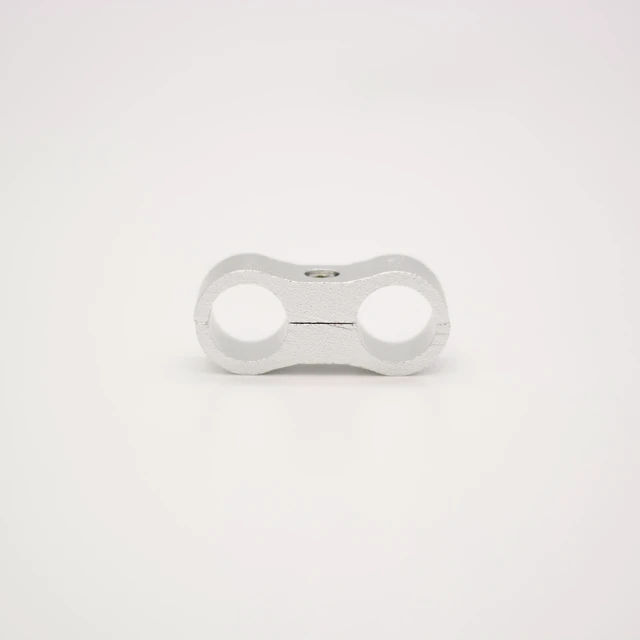 Alt view image 6 of 7 - ModMyMods ModClamp - 13mm (1/2") AN 6 Tubing Management Clamp - Silver (MOD-0327)
