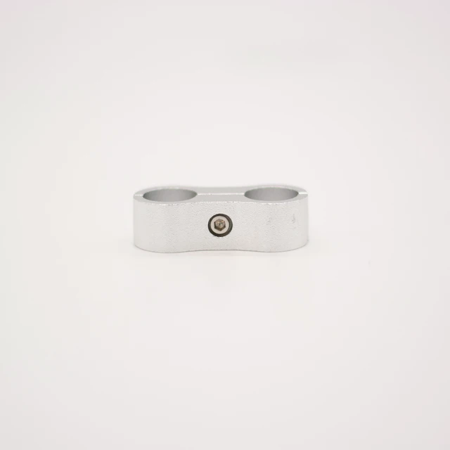 Alt view image 7 of 7 - ModMyMods ModClamp - 13mm (1/2") AN 6 Tubing Management Clamp - Silver (MOD-0327)