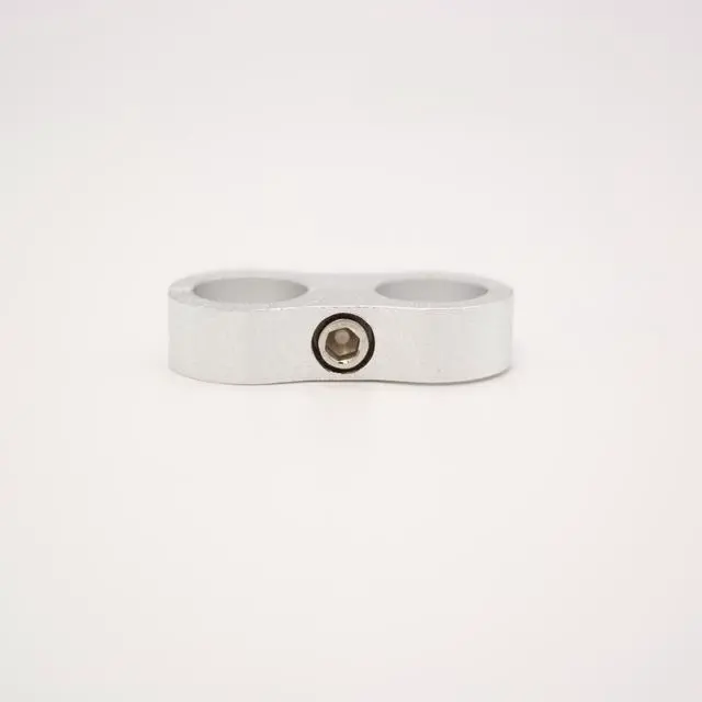 Alt view image 7 of 7 - ModMyMods ModClamp - 19mm (3/4") AN 10 Tubing Management Clamp - Silver (MOD-0329)