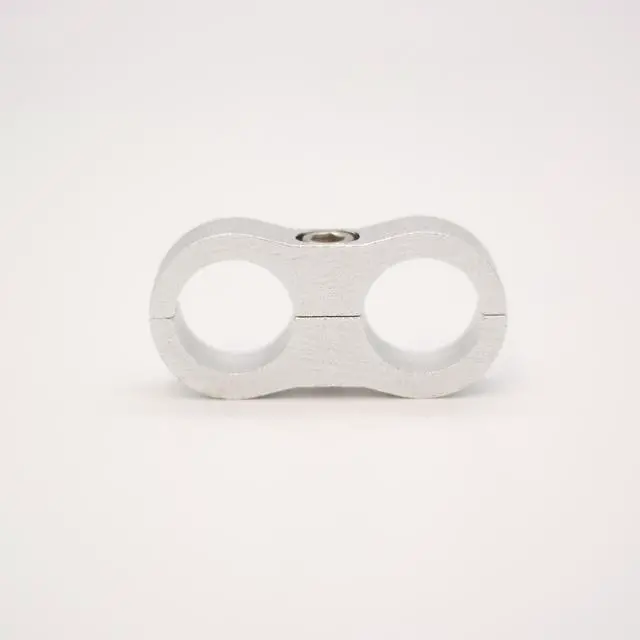 Alt view image 6 of 7 - ModMyMods ModClamp - 19mm (3/4") AN 10 Tubing Management Clamp - Silver (MOD-0329)