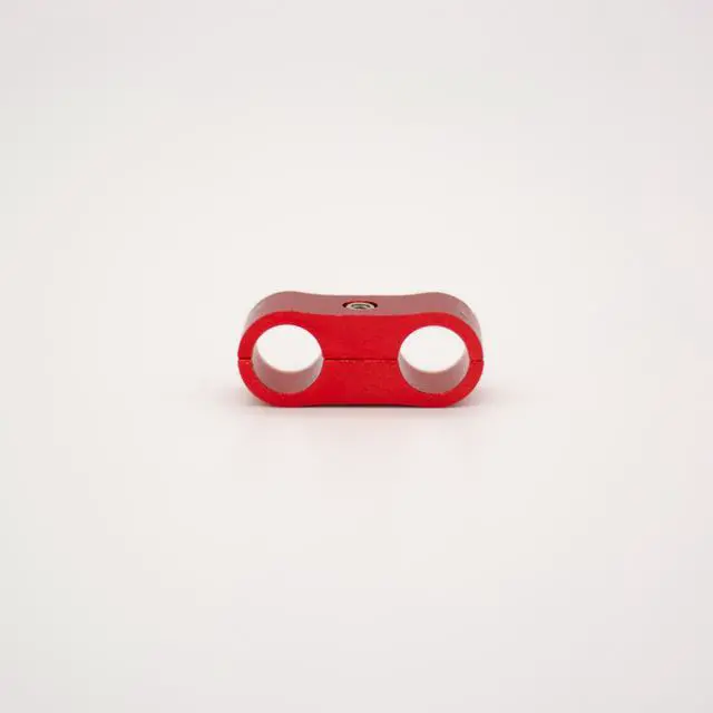 Alt view image 6 of 7 - ModMyMods ModClamp - 11mm (7/16") AN 4 Tubing Management Clamp - Red (MOD-0330)