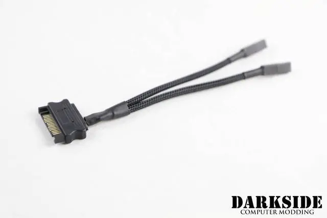 Alt view image 5 of 6 - Darkside 2-Way CONNECT to SATA Splitter Cable | 10cm - Type 17 (DS-1020)
