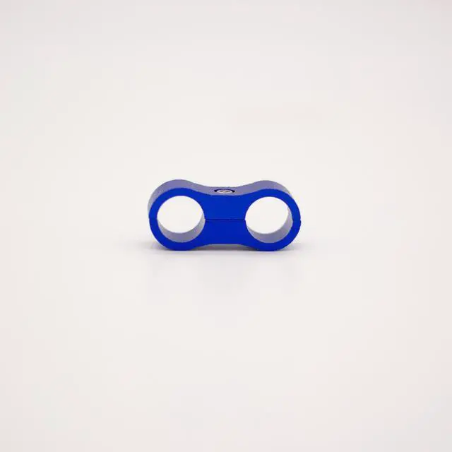 Alt view image 6 of 7 - ModMyMods ModClamp - 13mm (1/2") AN 6 Tubing Management Clamp - Blue (MOD-0335)