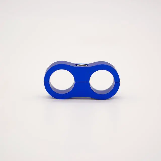 Alt view image 6 of 7 - ModMyMods ModClamp - 19mm (3/4") AN 10 Tubing Management Clamp - Blue (MOD-0337)