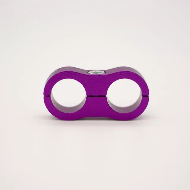 Alt view image 6 of 7 - ModMyMods ModClamp - 19mm (3/4") AN 10 Tubing Management Clamp - Purple (MOD-0341)