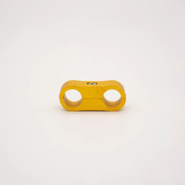 Alt view image 7 of 7 - ModMyMods ModClamp - 11mm (7/16") AN 4 Tubing Management Clamp - Gold (MOD-0342)