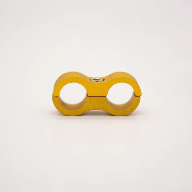 Alt view image 2 of 7 - ModMyMods ModClamp - 19mm (3/4") AN 10 Tubing Management Clamp - Gold (MOD-0345)