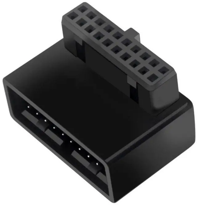 Alt view image 4 of 6 - ModMyMods 90 Degree Angle USB 3.0 19 Pin Internal Header Connector with Housing - TYPE A (CAB284)
