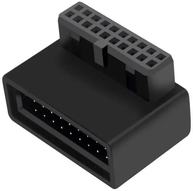 Alt view image 4 of 6 - ModMyMods 90 Degree Angle USB 3.0 19 Pin Internal Header Connector with Housing - TYPE B (CAB284)