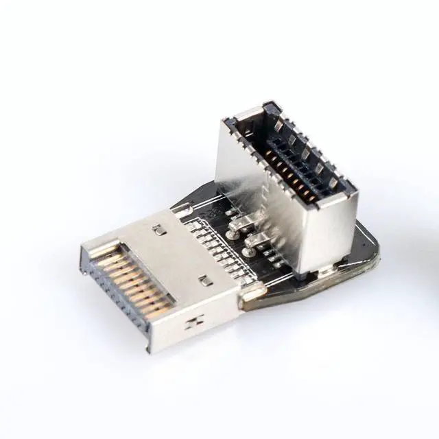 Alt view image 4 of 6 - ModMyMods USB 3.2 Front Panel Internal Connector Type E 90 Degree Angled Adapter - TYPE A (CO339)