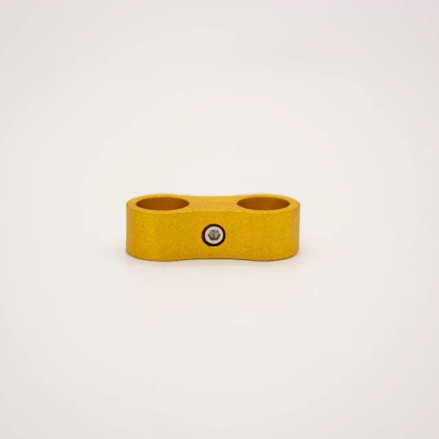 Alt view image 7 of 7 - ModMyMods ModClamp - 13mm (1/2") AN 6 Tubing Management Clamp - Gold (MOD-0343)