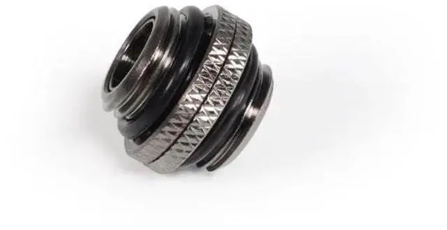 Alt view image 5 of 7 - Alphacool ES Double Nipple Plug-in G1/4 AG to G1/4 AG - Deep Black (13757)
