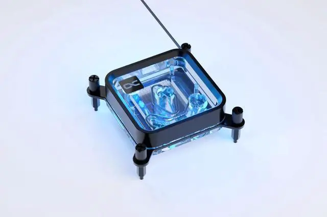 Alt view image 4 of 7 - Alphacool Core 1 LT Aurora Acrylic - Black (13886)