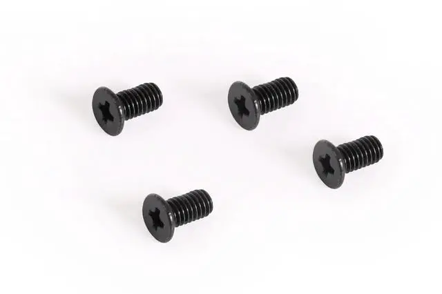 Alt view image 2 of 2 - Alphacool M3x6 Screws Flat Head Phillips, Black (10193)