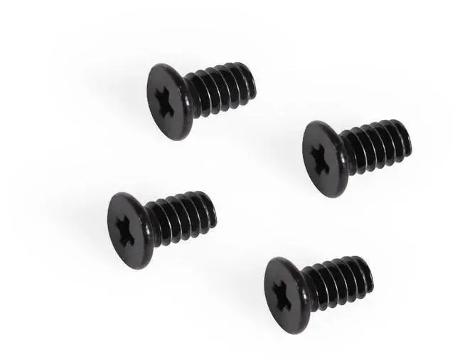 Alt view image 2 of 2 - Alphacool UNC 6-32 x 6 Screws Flat Head Phillips, Black (10195)