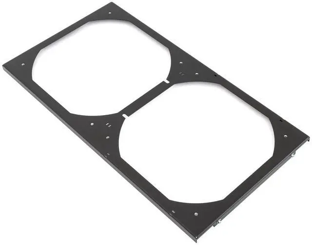 Alt view image 3 of 4 - Watercool MO-RA IV 200 Fan Frame for 200mm Fans - Black (26220)
