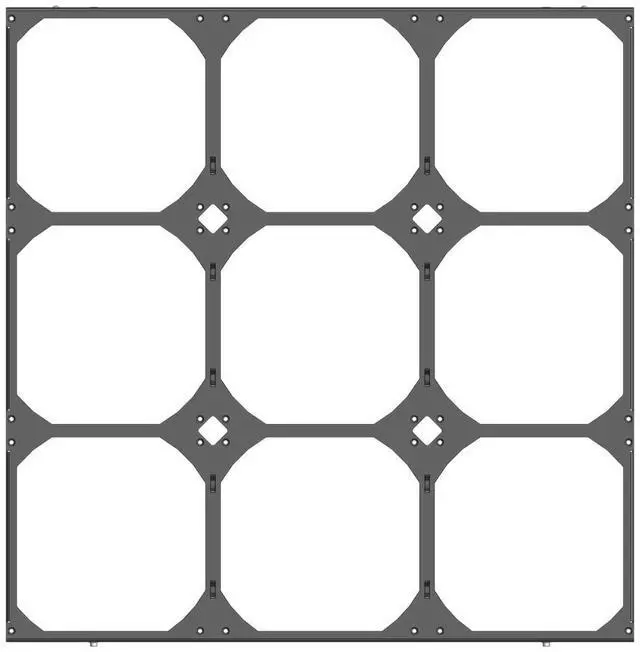 Alt view image 4 of 4 - Watercool MO-RA IV 400 Fan Frame for 140mm Fans - Black (26425)