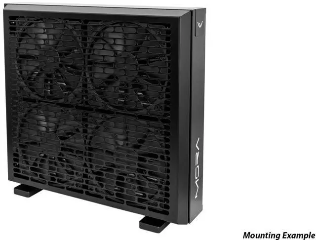 Alt view image 7 of 7 - Watercool MO-RA IV 600 Fan Grill - Black (26610)