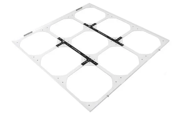 Alt view image 5 of 6 - Watercool MO-RA IV 600 Fan Frame for 200mm Fans - White (26621)