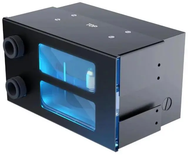 Alt view image 5 of 7 - Alphacool ES 2U Reservoir VPP/D5 with Flow/Temperature Sensor (13741)