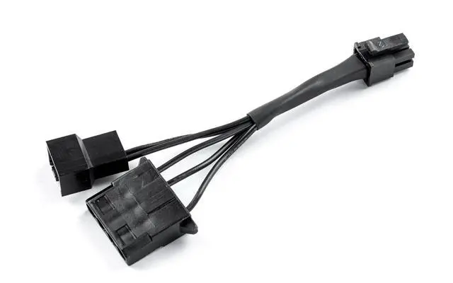 Alt view image 2 of 2 - Watercool PUMP Molex Adapter Cable - Black (63208)