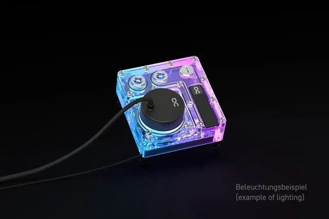 Alt view image 6 of 6 - Alphacool Core 120mm Reservoir with VPP/D5 Pump (14561)