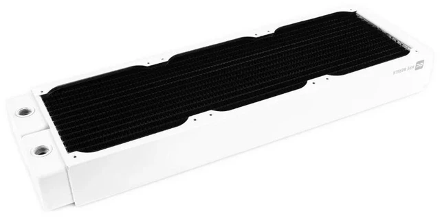 Alt view image 2 of 7 - Alphacool HPE-45 Full Copper 360mm Radiator - White (10227)