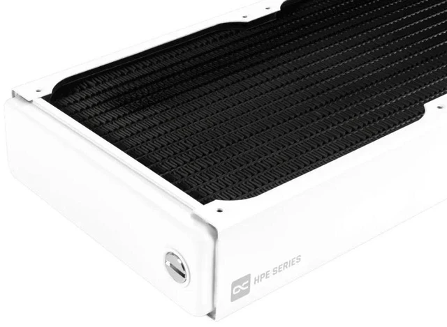Alt view image 5 of 7 - Alphacool HPE-45 Full Copper 360mm Radiator - White (10227)