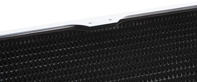 Alt view image 6 of 7 - Alphacool HPE-45 Full Copper 360mm Radiator - White (10227)