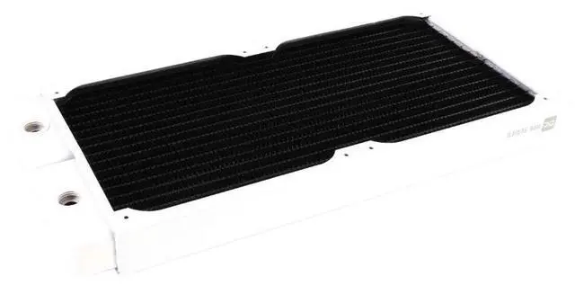 Alt view image 7 of 7 - Alphacool HPE-30 Full Copper 280mm Radiator - White (10224)