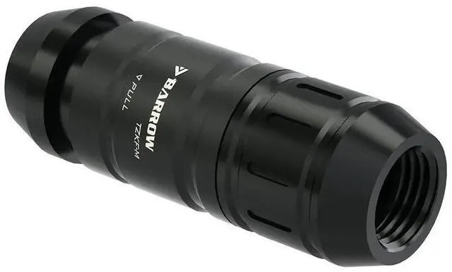 Alt view image 5 of 6 - Barrow G1/4 Professional Edition Quick Disconnect Fitting Set - Black (TZKMF-M)