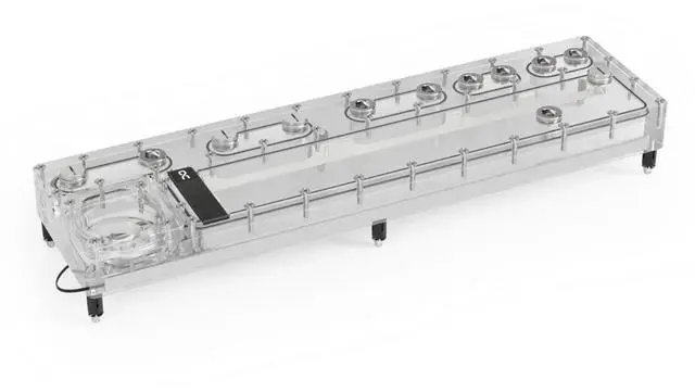 Alt view image 4 of 6 - Alphacool Core Distro Plate 480 VPP/D5 - Left (13891)