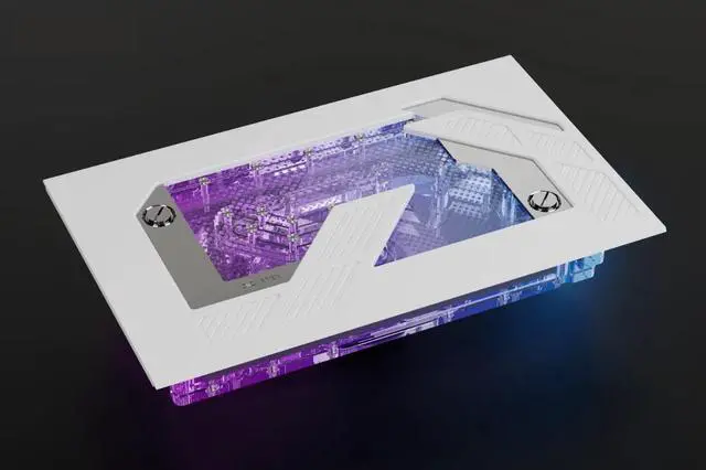 Alt view image 7 of 7 - Alphacool Apex Distroplate Dark Base Pro 901 with Apex Pump - Black (14630)